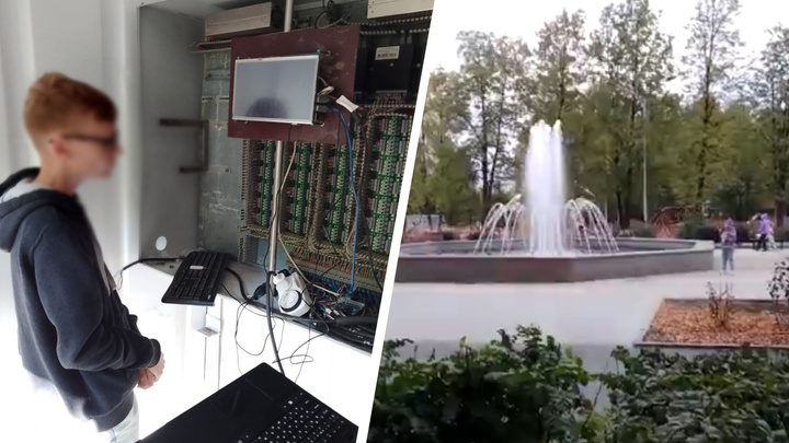 «Приглашали мастеров, но никто не мог»: на Урале 14-летний подросток сам починил городской фонтан