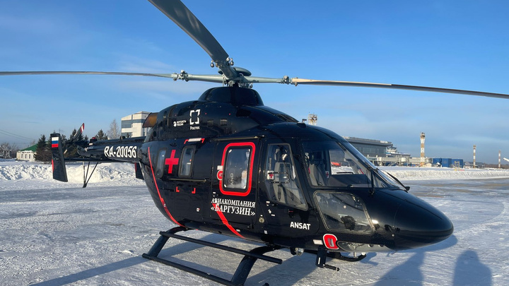 В Кузбасс поступил новый вертолет для санавиации. Он стоит 250 миллионов