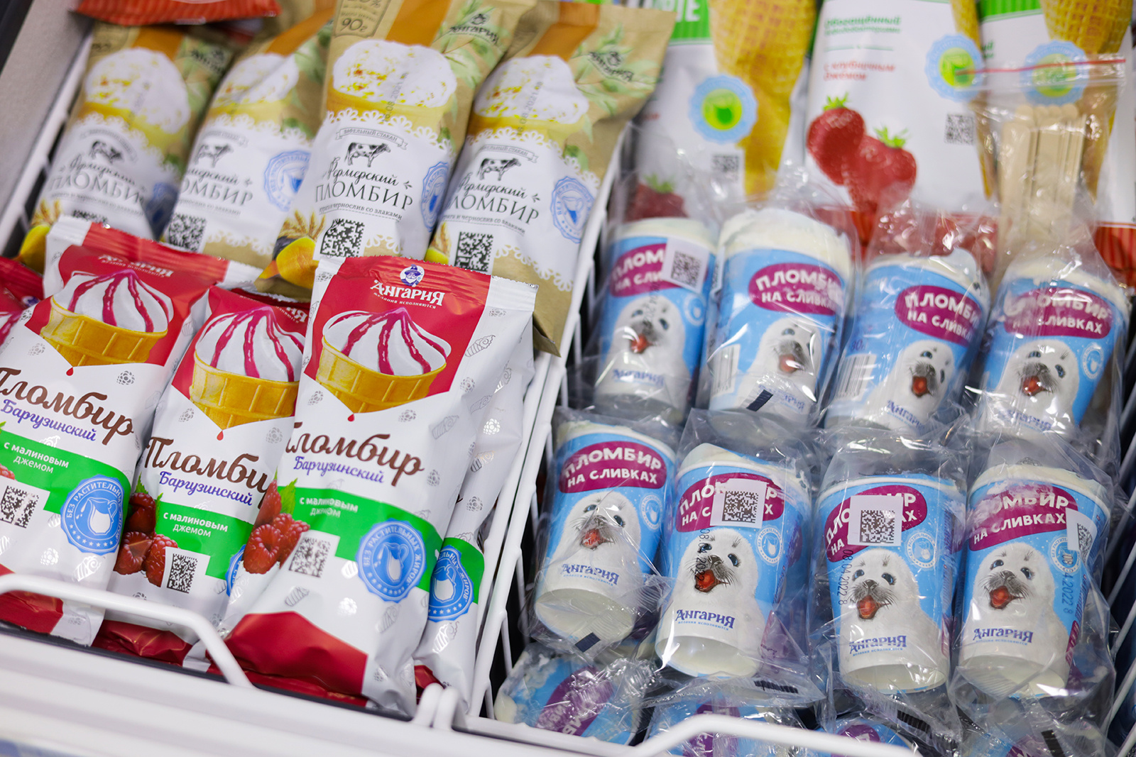 Купить мороженое «Ангария» можно в красноярских супермаркетах