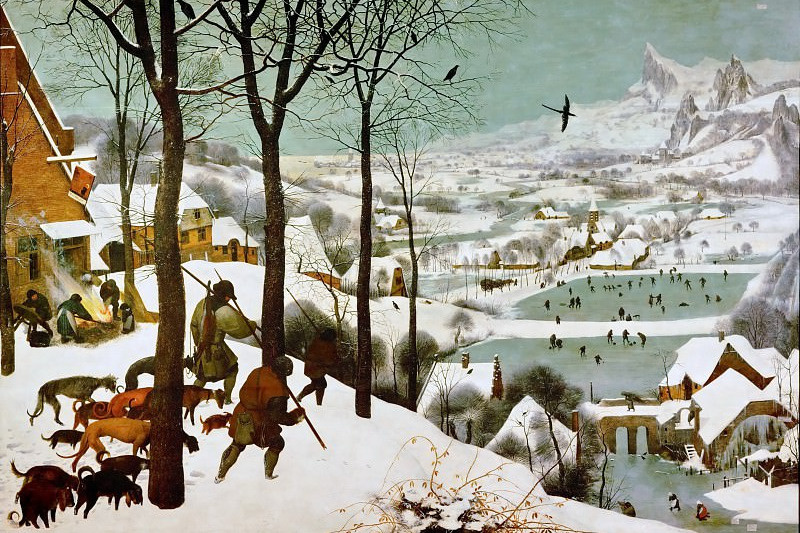 Пейзаж в одной из работ Брейгеля Старшего похож на панораму Кына. Кстати, этот же художник написал картину «Битва Масленицы и Поста». Тема Масленицы тоже есть в фильме