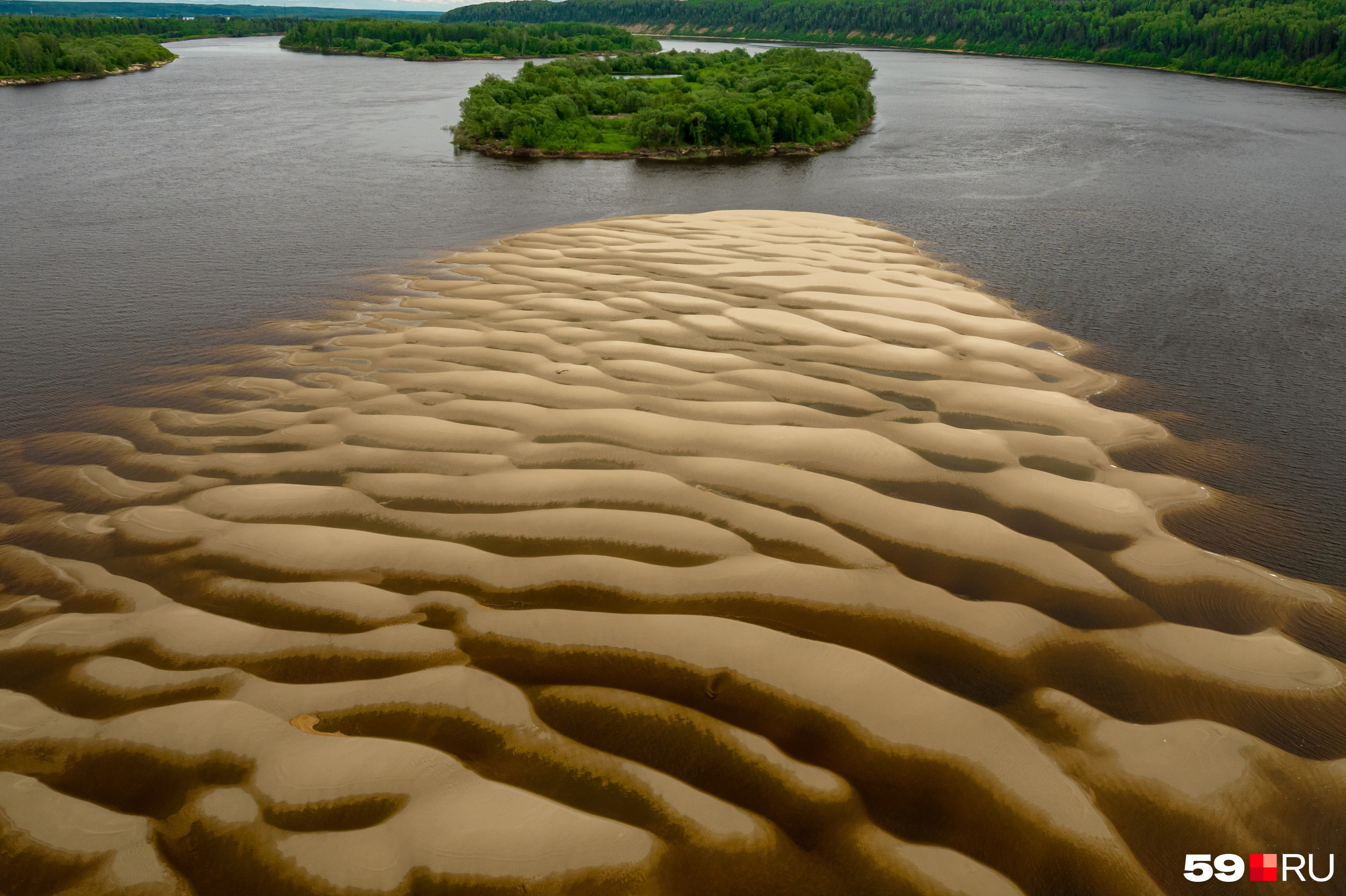 Песок на островах выглядит вот так