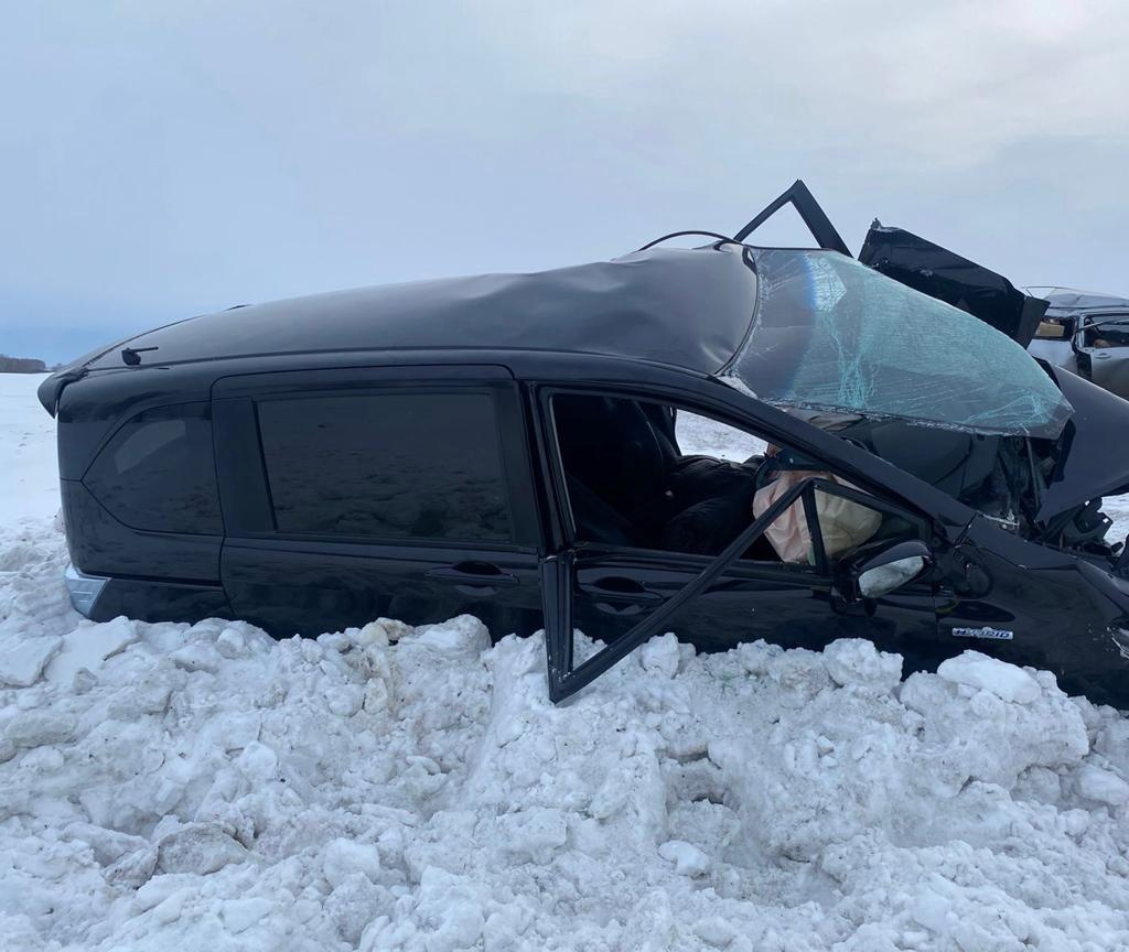 Еще один погибший — пассажирка Honda Freed, водитель в больнице Еще один погибший — пассажирка Honda Freed, водитель в больнице