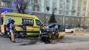 Внедорожник перевернулся на улице Дуси Ковальчук в Новосибирске — водитель в реанимации