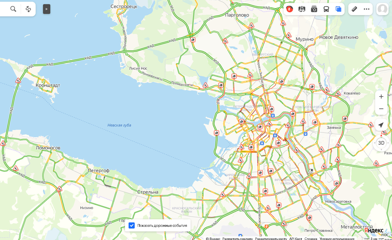 районы санкт петербурга названия