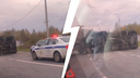 Завалился на бок и перекрыл дорогу: на трассе под Ярославлем КАМАЗ заблокировал проезд
