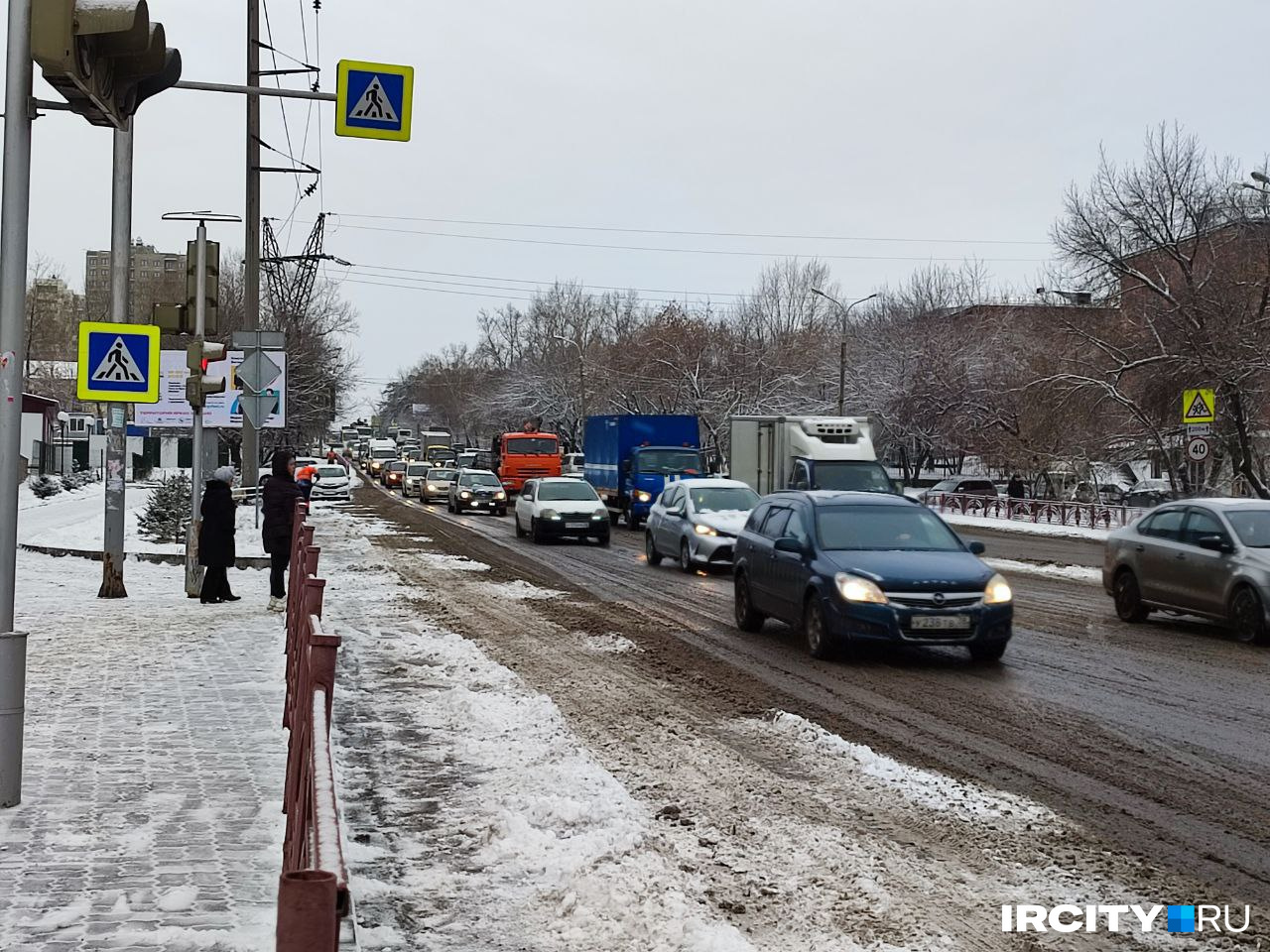 20% от ноябрьской нормы снега выпало в Иркутске 8 ноября