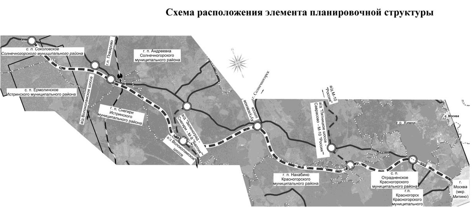 Пятницкое шоссе саврасово м10 план