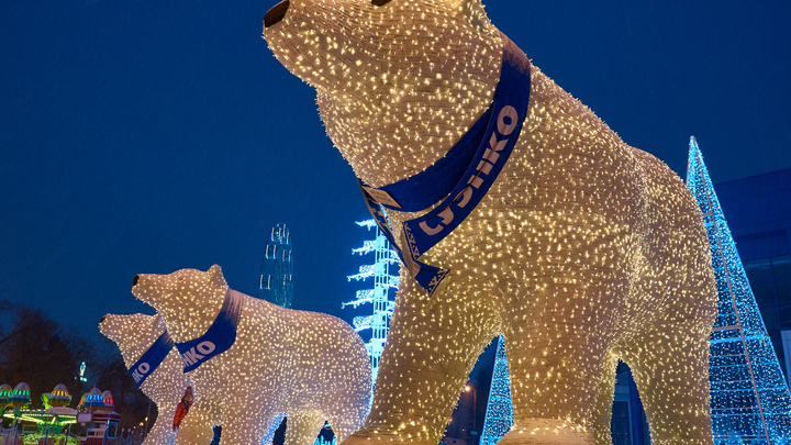 Тюмень встречает Новый год: Матильда Потаповна и ее медвежата вернулись на Цветной бульвар