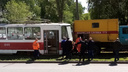 Смена маршрута: в Самаре трамвай сошел с рельсов