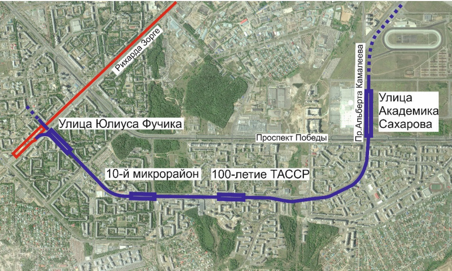 План строительства метро в казани