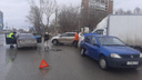 12-летний ребенок получил травму головы при столкновении трех машин на левом берегу в Новосибирске