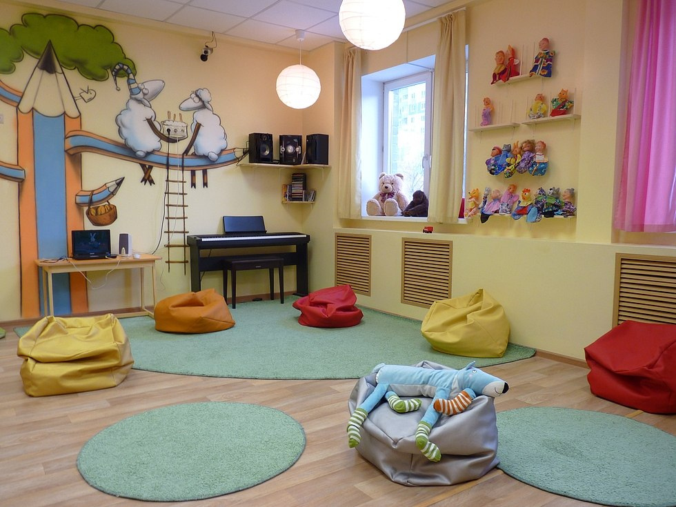Интерьер в детском саду «Тедди Дом» разрабатывали новосибирские дизайнеры