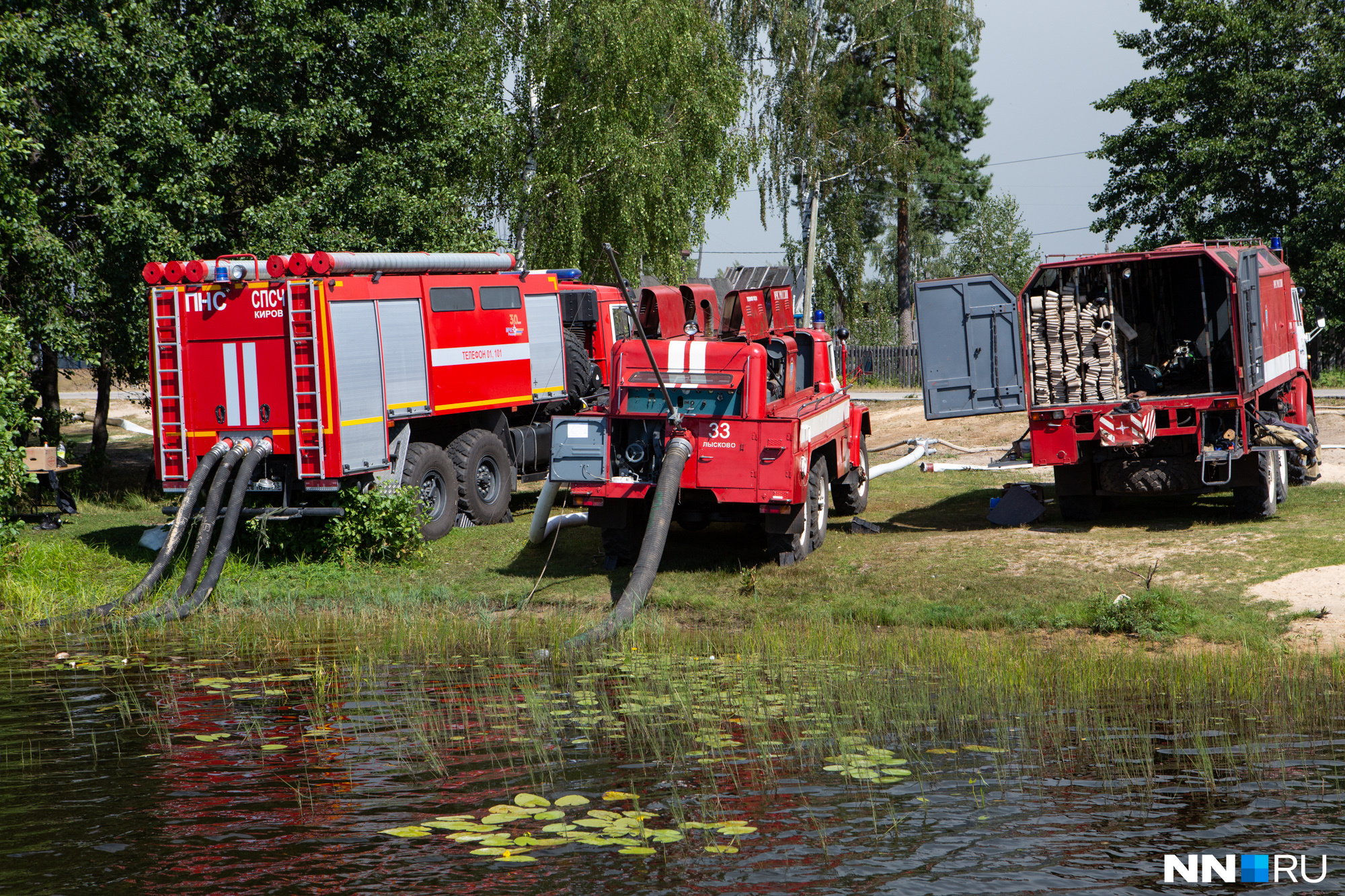 Пожары в нижегородской области карта