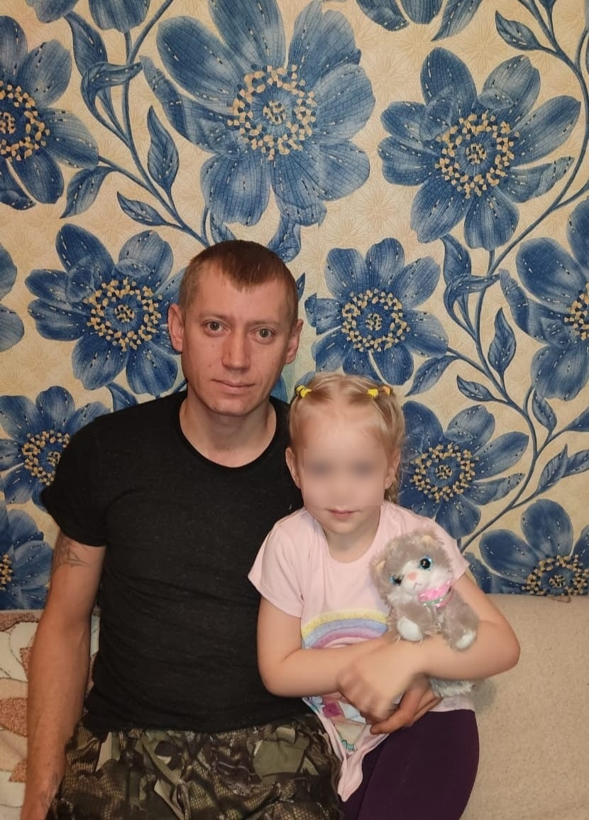Одно из последних фото Николая с дочкой, которое было сделано до объявления мобилизации
