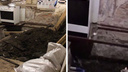 «Это даже не шок»: в квартире челябинки с детьми вскрыли полы из-за прорыва канализации в подвале