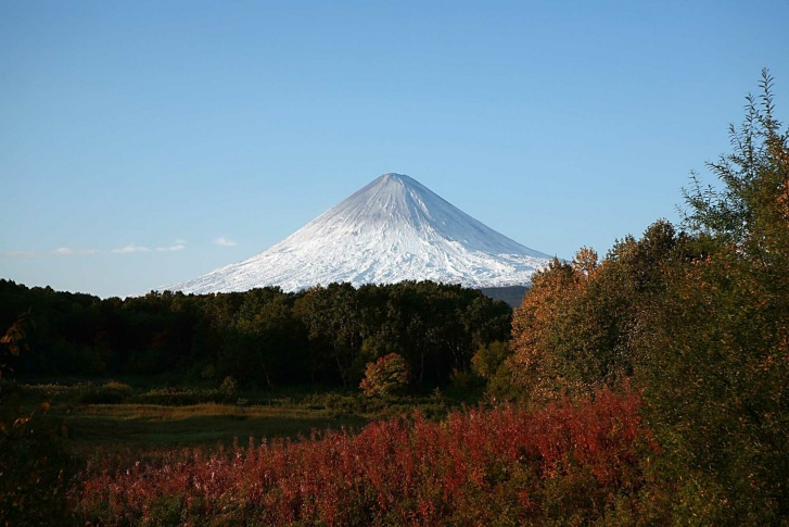 Ключевская сопка на камчатке фото