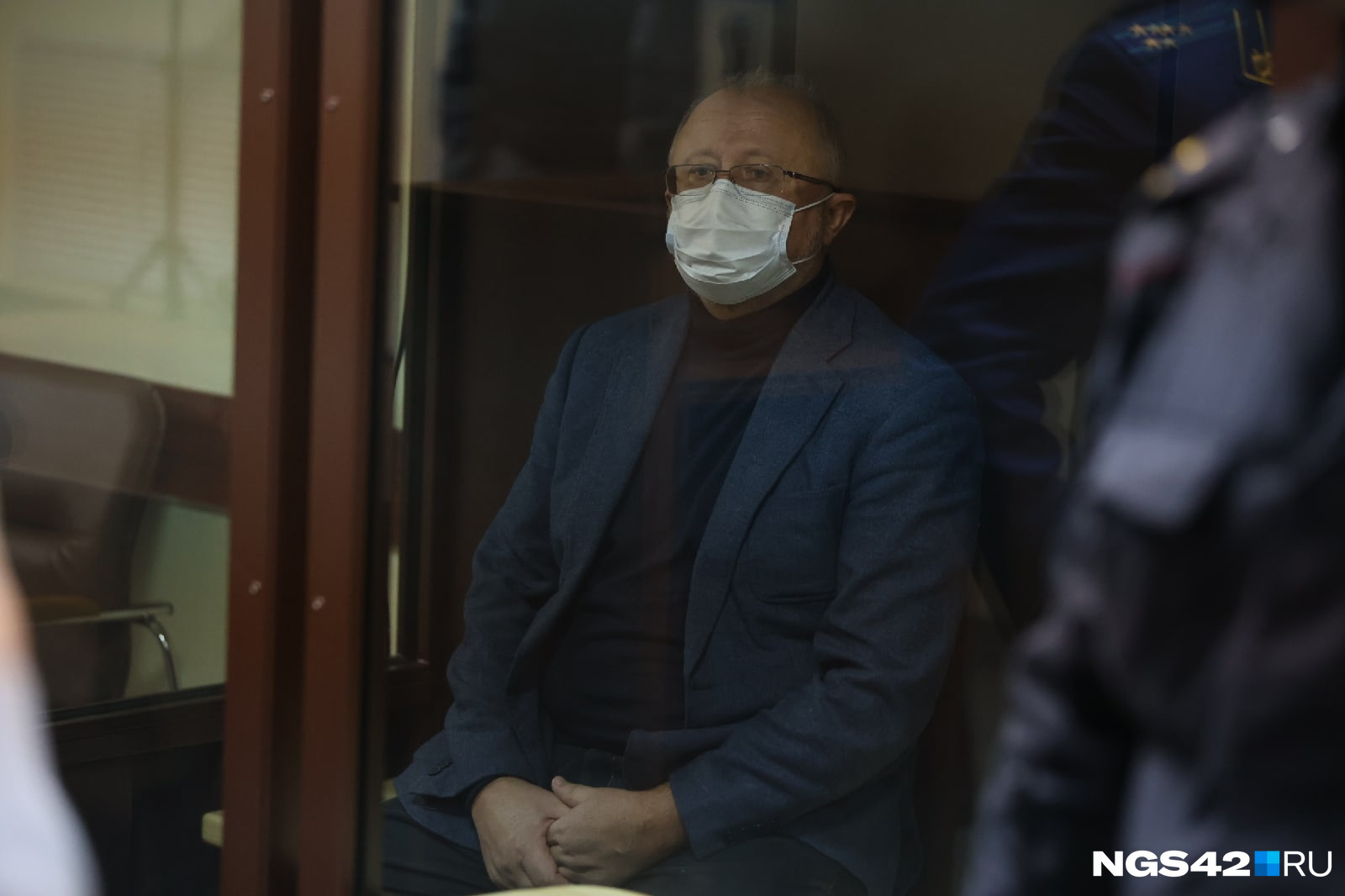 Михаил Федяев на скамье подсудимых