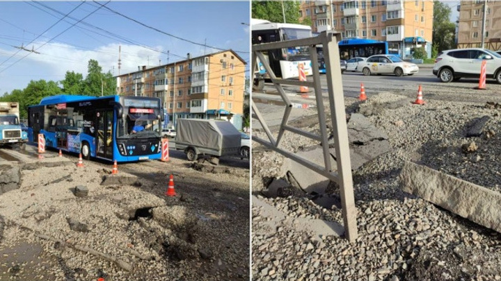 «Приносим извинения»: СГК — о прорыве трубопровода в Кемерове. Быстро отремонтировать не получится