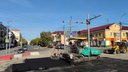 На перекрестке Мяготина и Пролетарской в Кургане завершили ремонт сетей