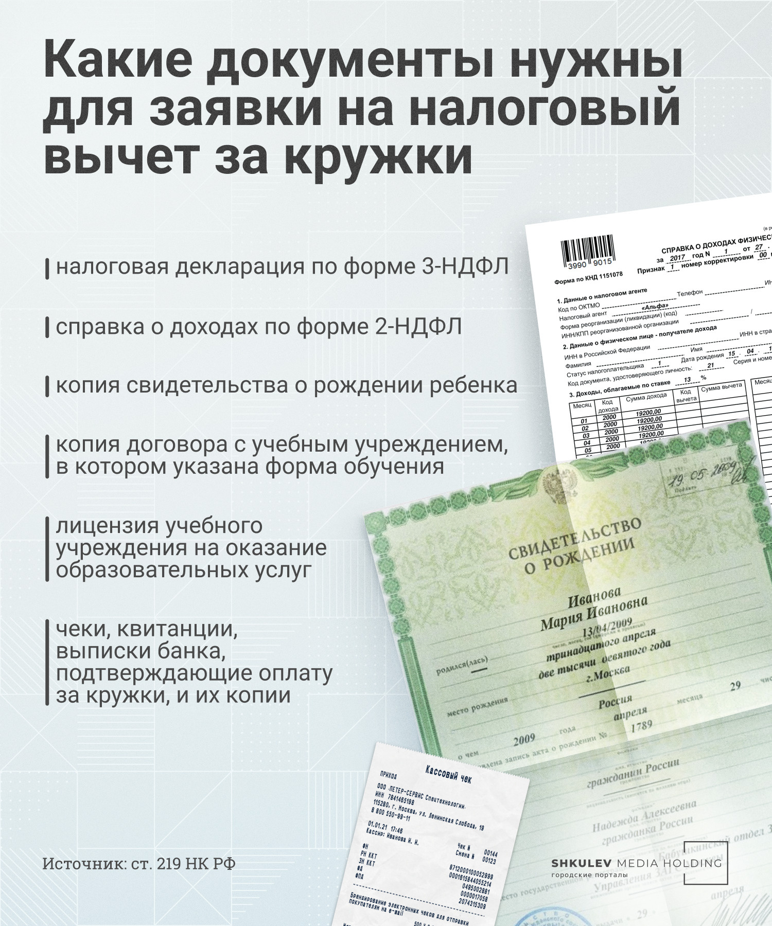 Как получить налоговые вычеты за кружки и спортивные секции ребенка - 16  сентября 2022 - v1.ru