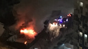 «Очень сильный пожар»: в Перми загорелся банный комплекс