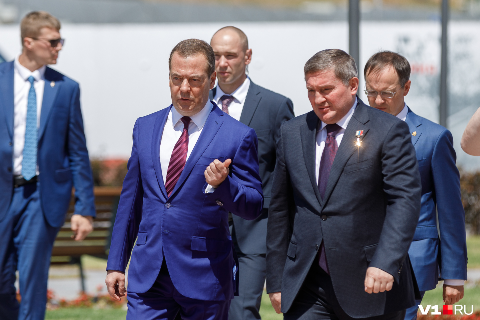 Медведев приезд в волгоград