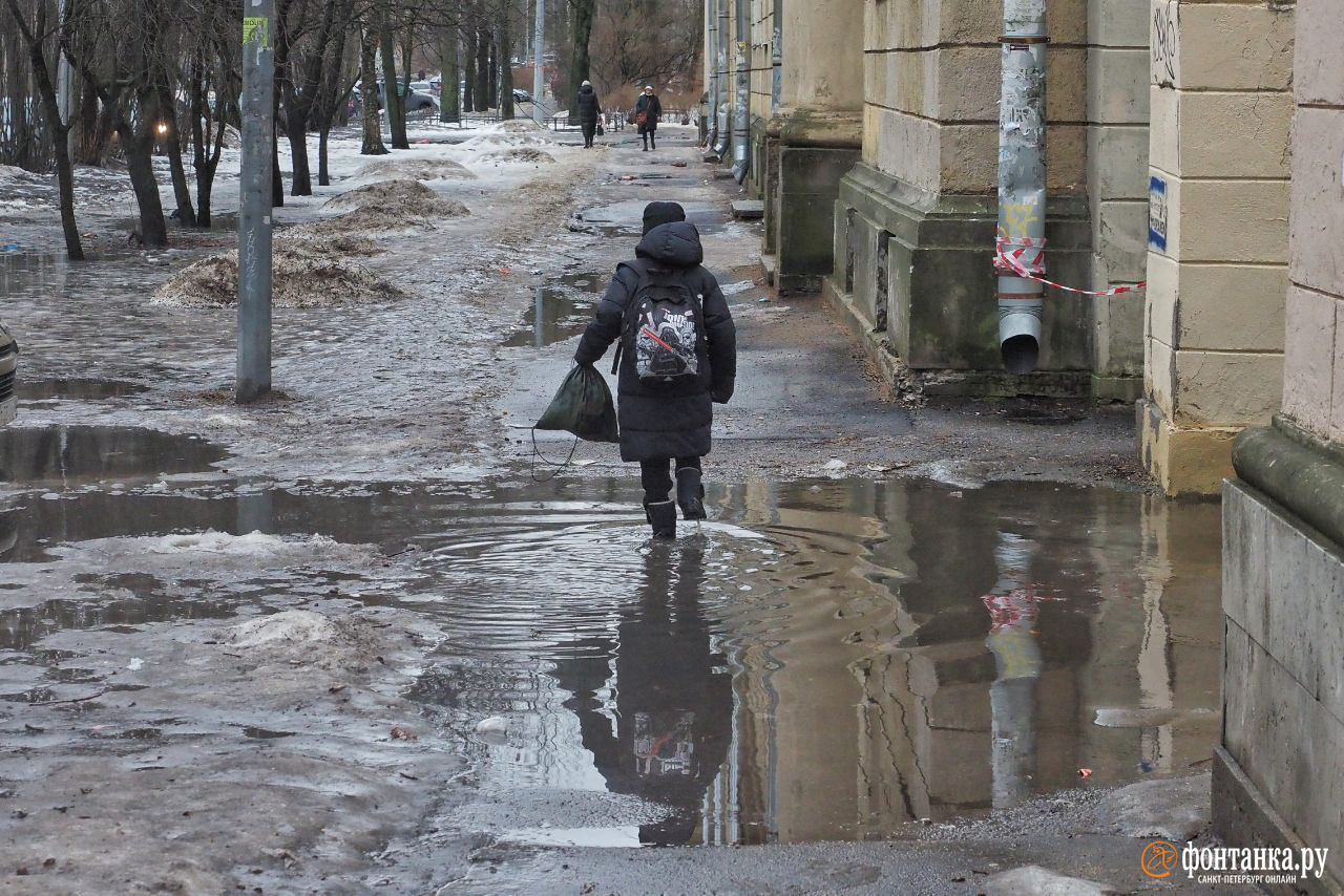 Петербург прощается с оттепелью. В выходные вернётся зима