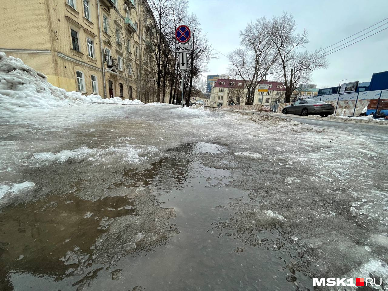грязная зима в москве