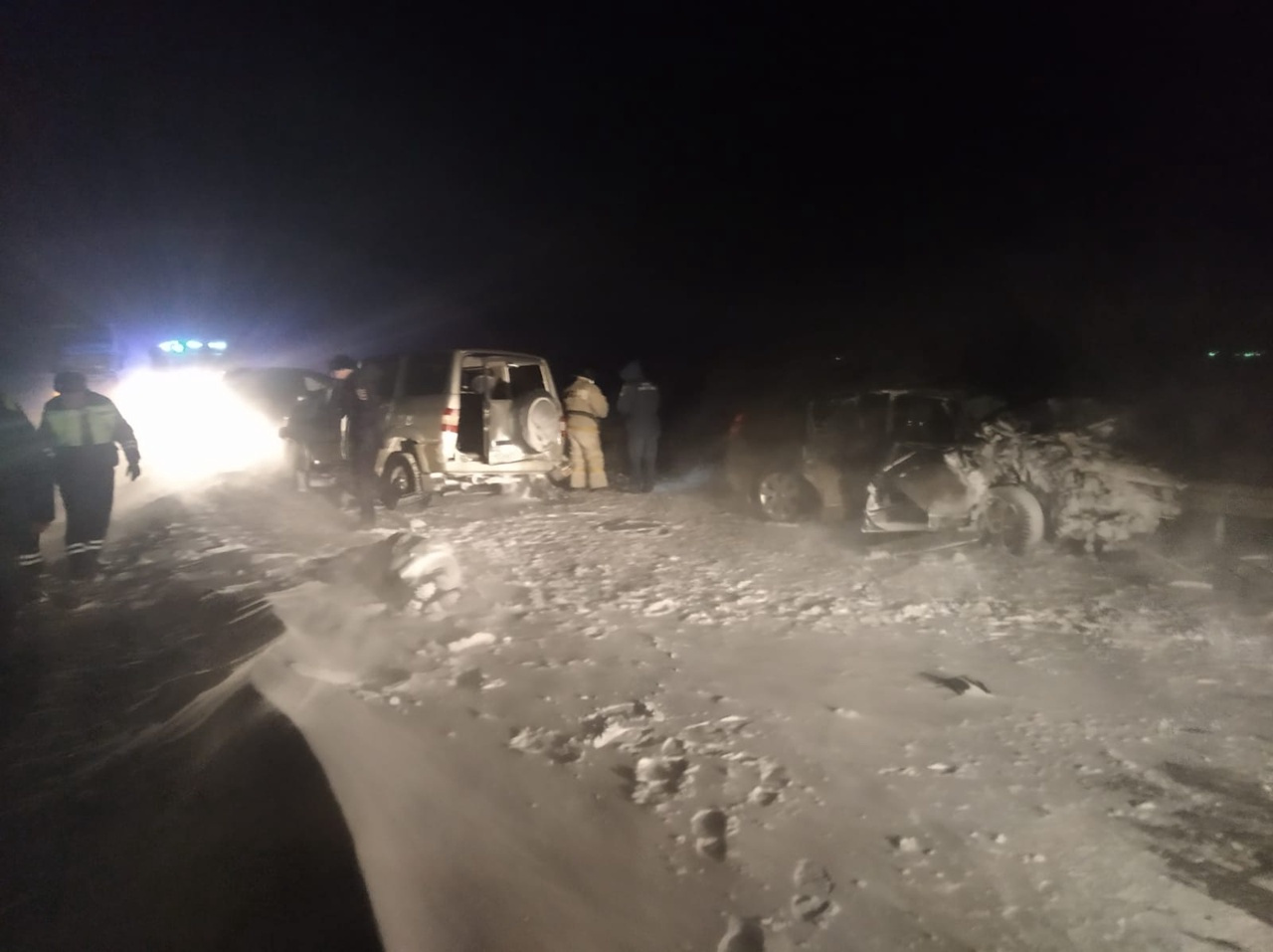 Авария произошла во время метели Авария произошла во время метели
