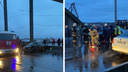 «Бэха в тряпки»: ДТП на мосту парализовало движение в Рыбинске