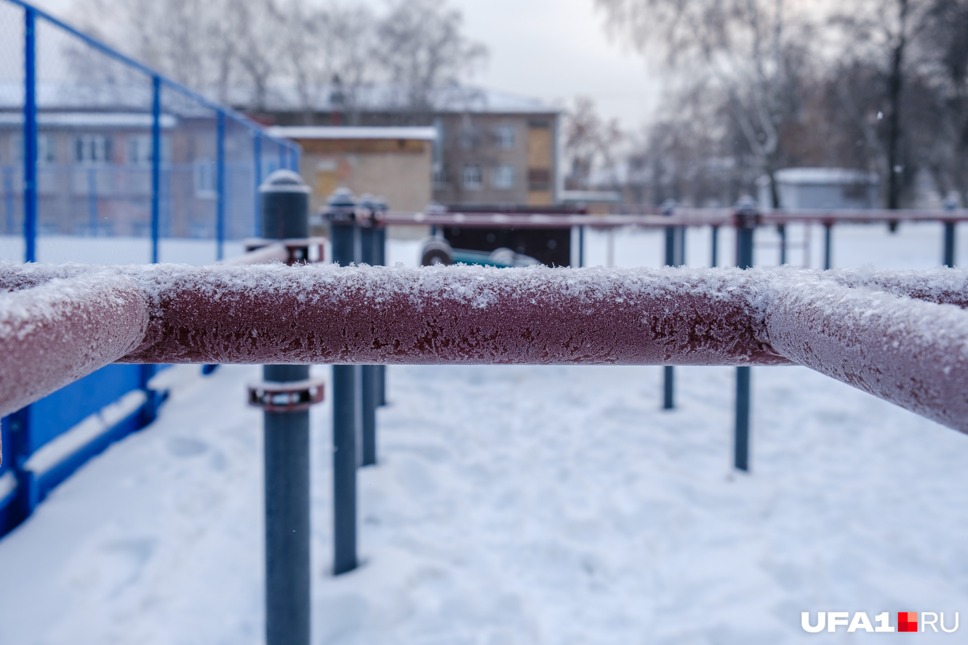 На такой площадке зимой делать нечего