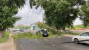 Упавшее дерево перекрыло движение на улице Мичурина