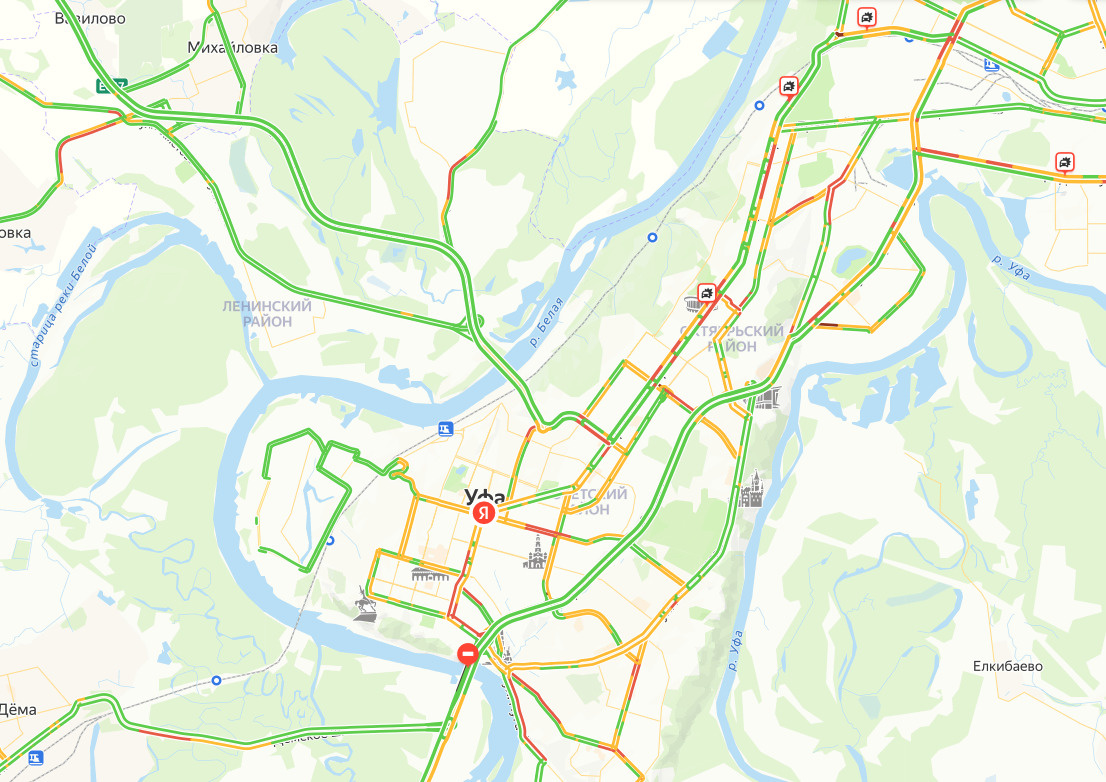 Карта пробок ульяновск