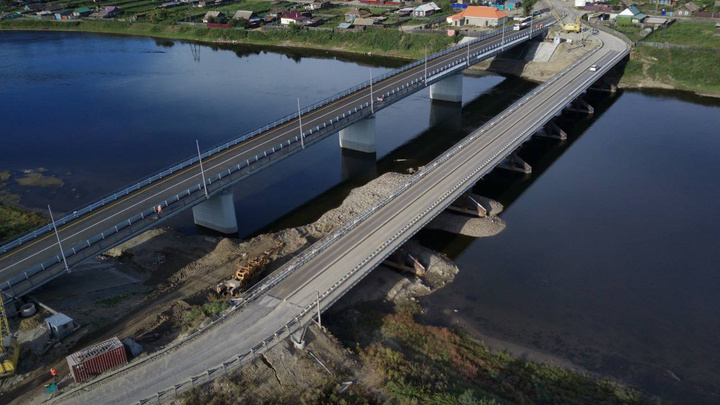 Мост в поселке Забайкалья открыли после 3-летнего ремонта