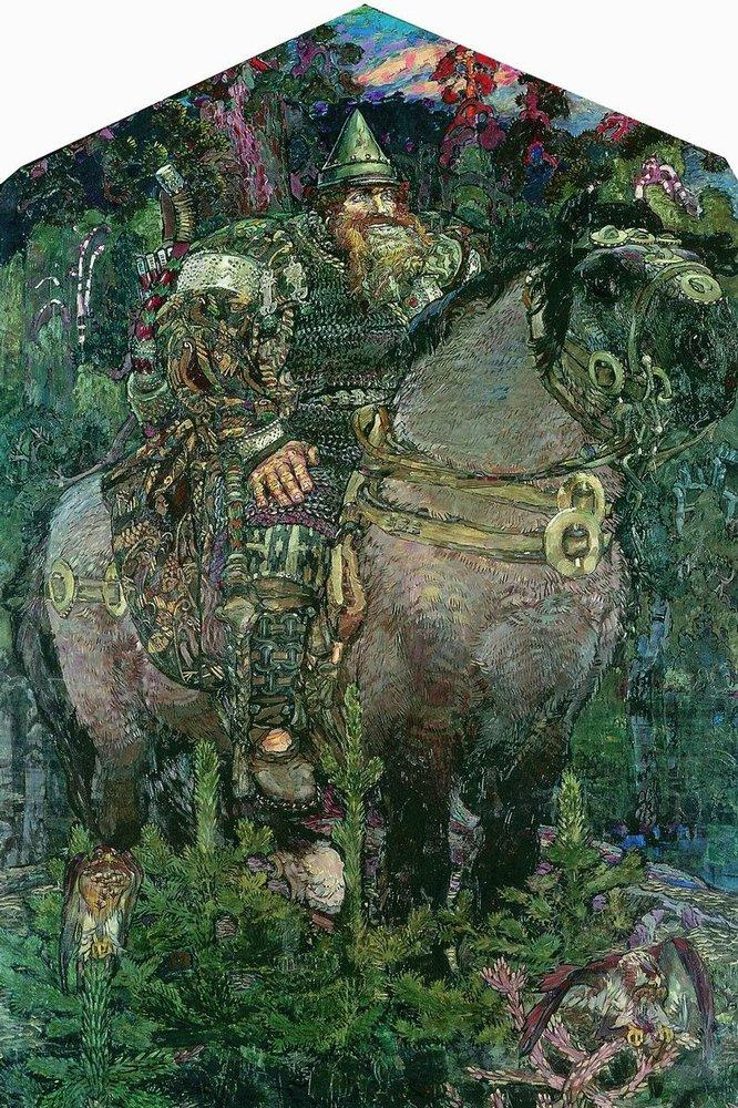 Богатырь. 1898. Холст, масло. ГРМ