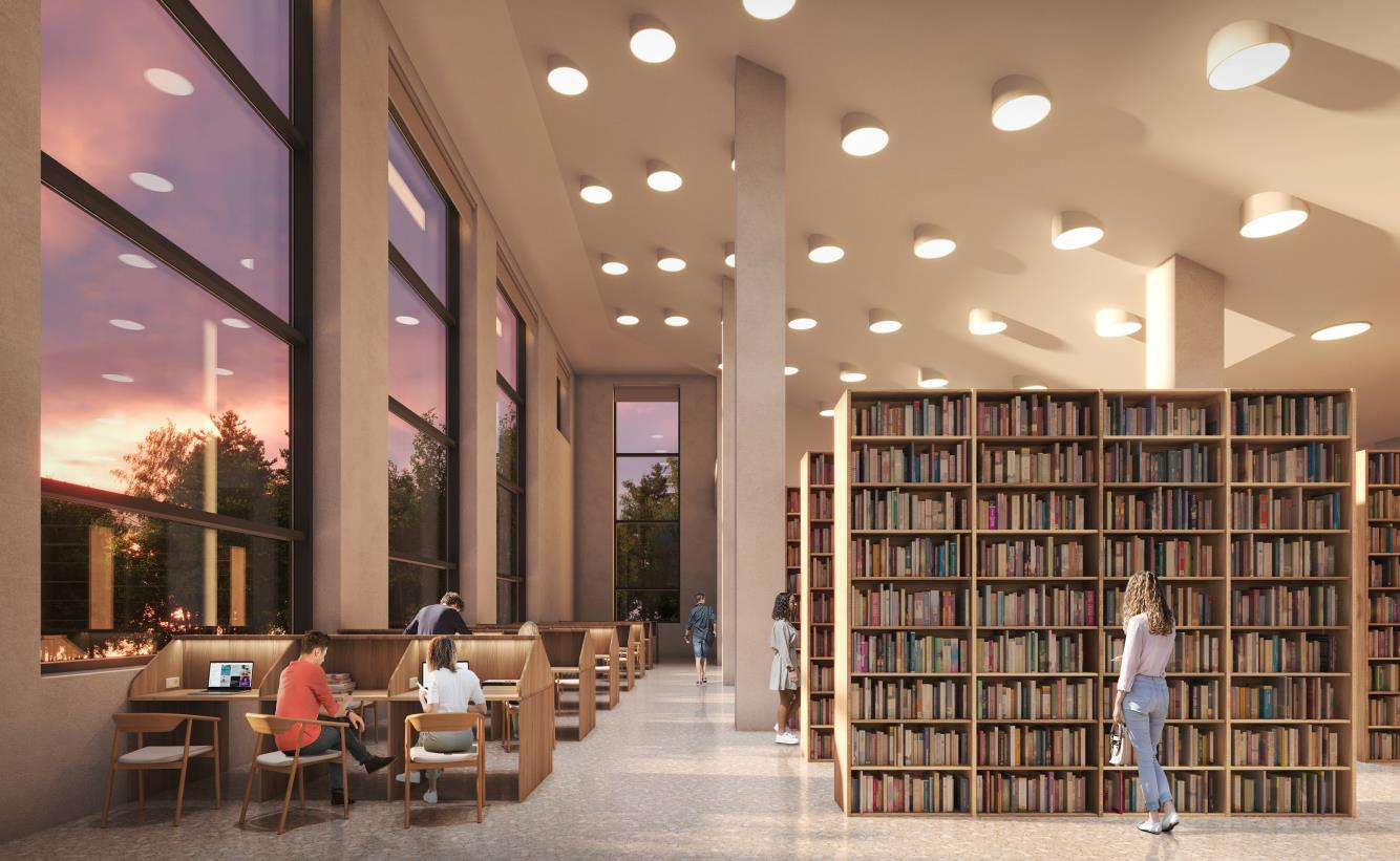 Первым построят корпус поточных аудиторий со студенческим проектным центром, научной библиотекой и переходом