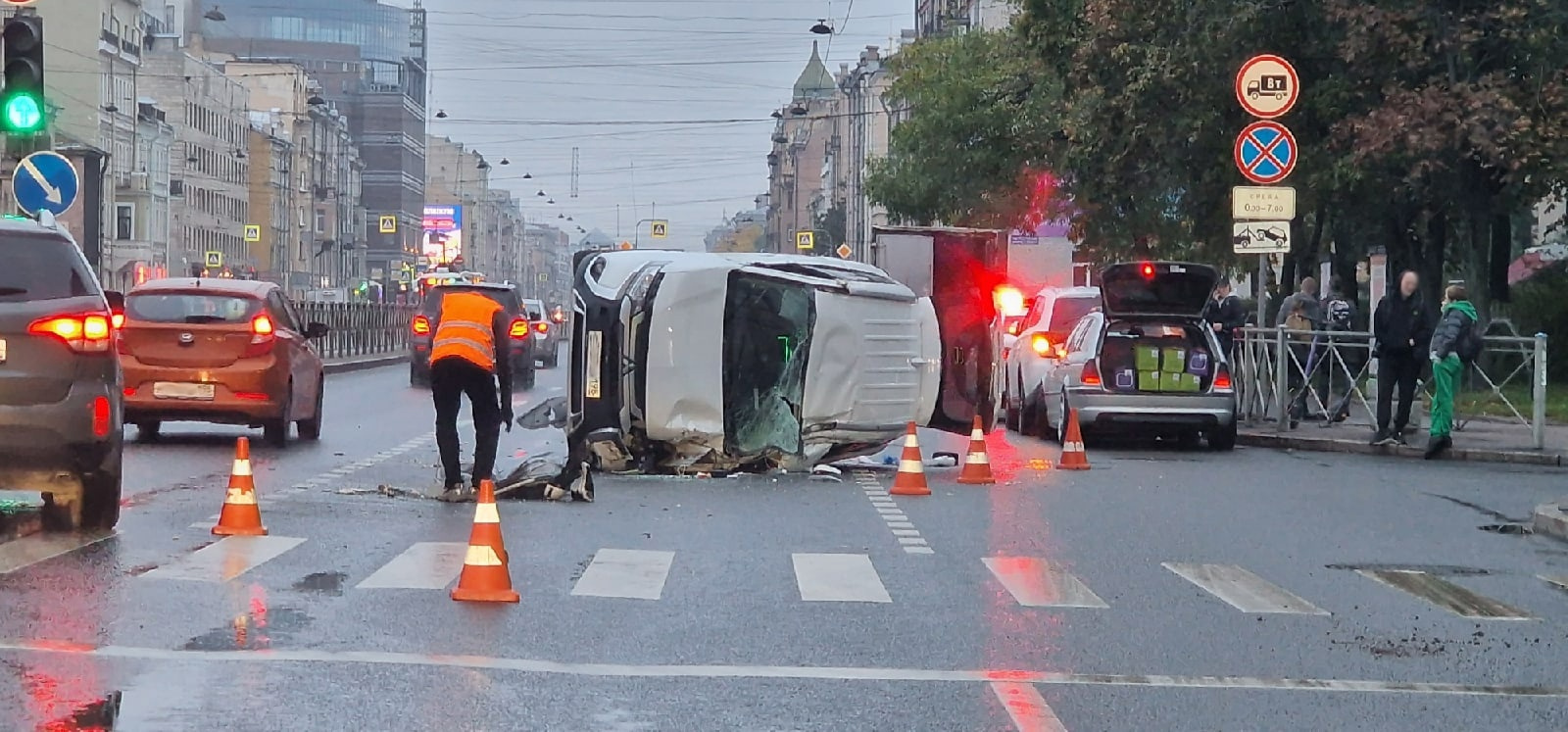 Происшедшее в питере. ДТП Санкт-Петербург вчера.