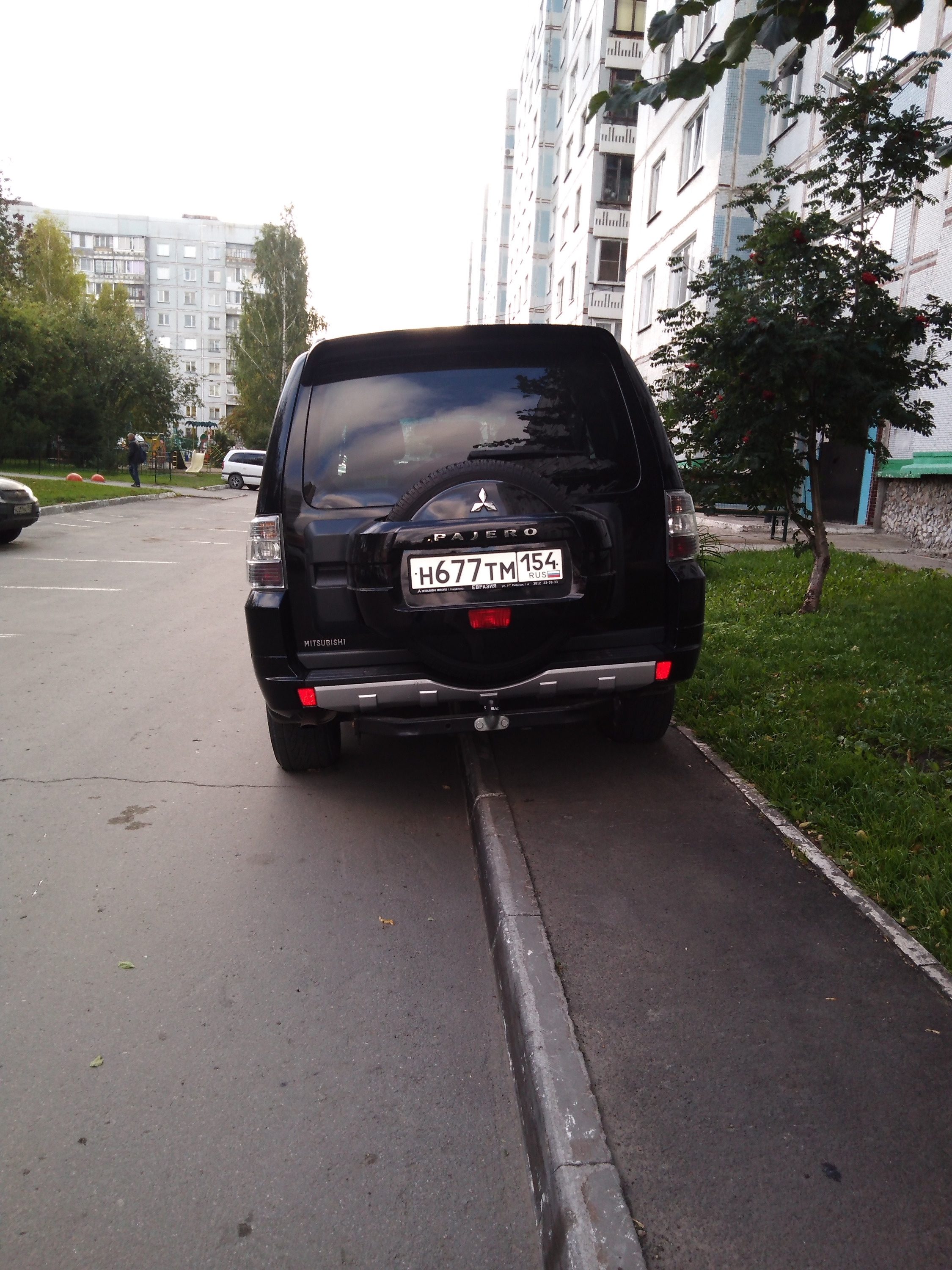 Стоянка на дорожке Стоянка на дорожке
