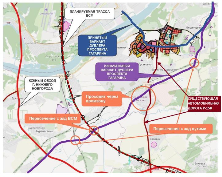 Проект дублера проспекта ленина в нижнем новгороде
