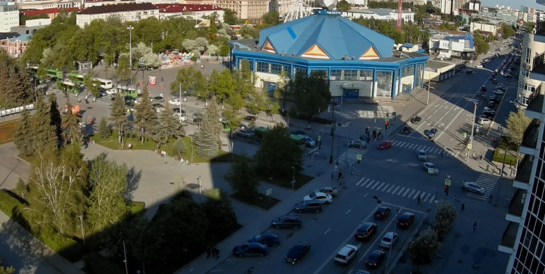 Обстановка на перекрестке Первомайской — Герцена Обстановка на перекрестке Первомайской — Герцена