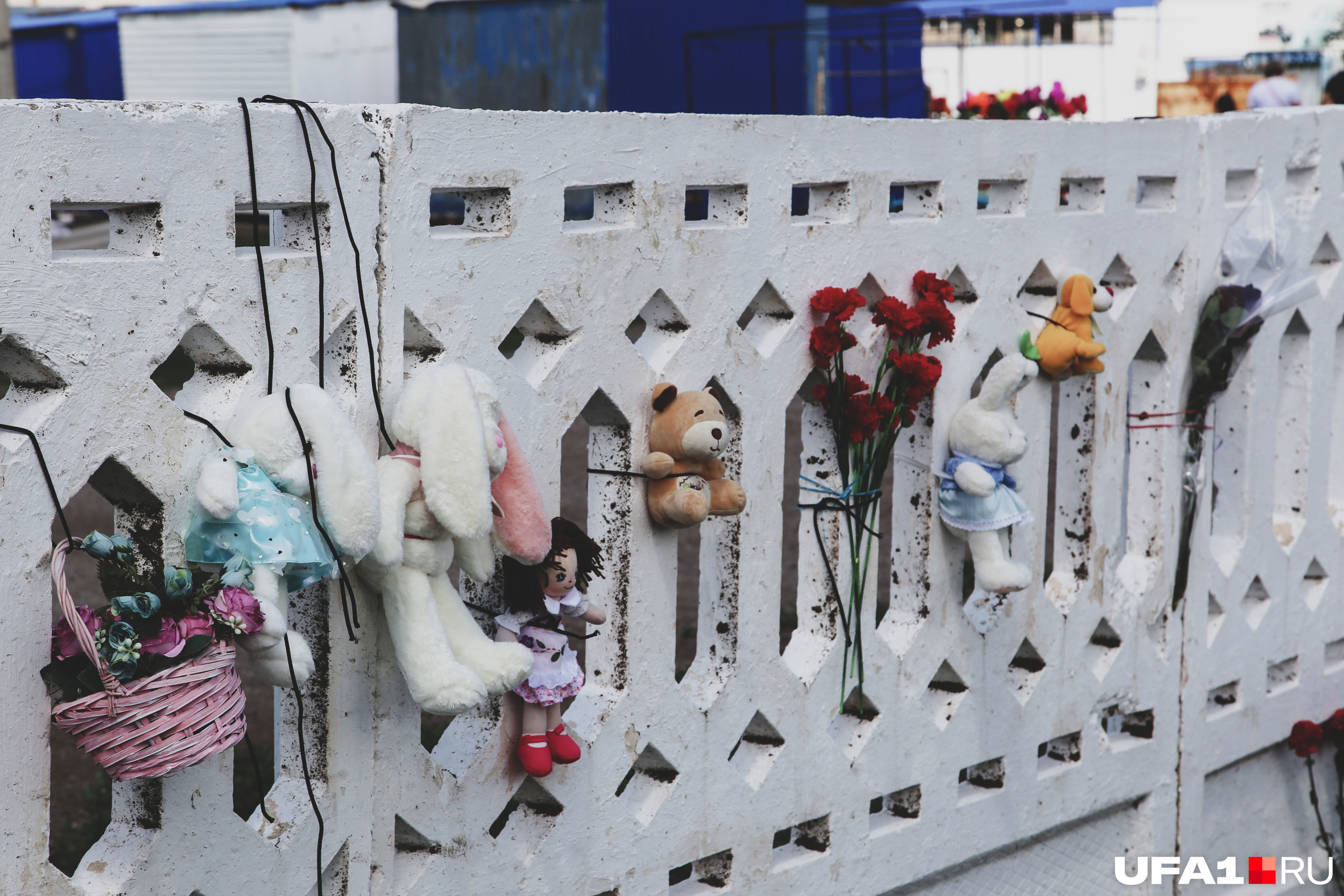 Забор, возле которого погибли четыре девушки