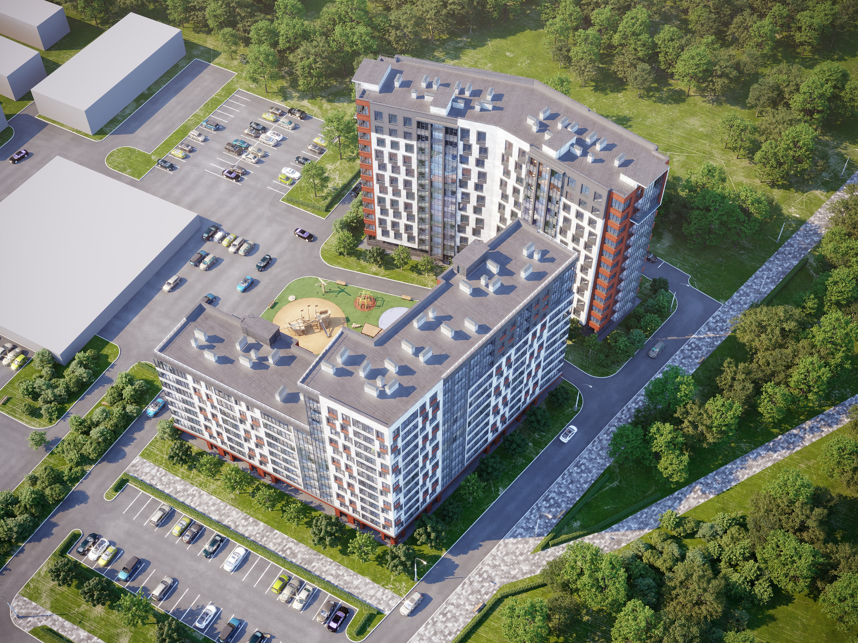 На улице Нагорной проектируется разновысотный жилой комплекс площадью <nobr class="_">21 тысяча</nobr> квадратных метров