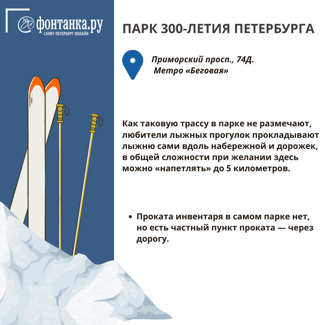 Где покататься на лыжах в Петербурге: шесть топовых (и бесплатных) мест