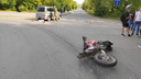 15-летний мотоциклист и его знакомая пострадали в ДТП в Новосибирске