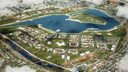 Жителям Заозерного пообещали благоустроить территорию у озера Черного