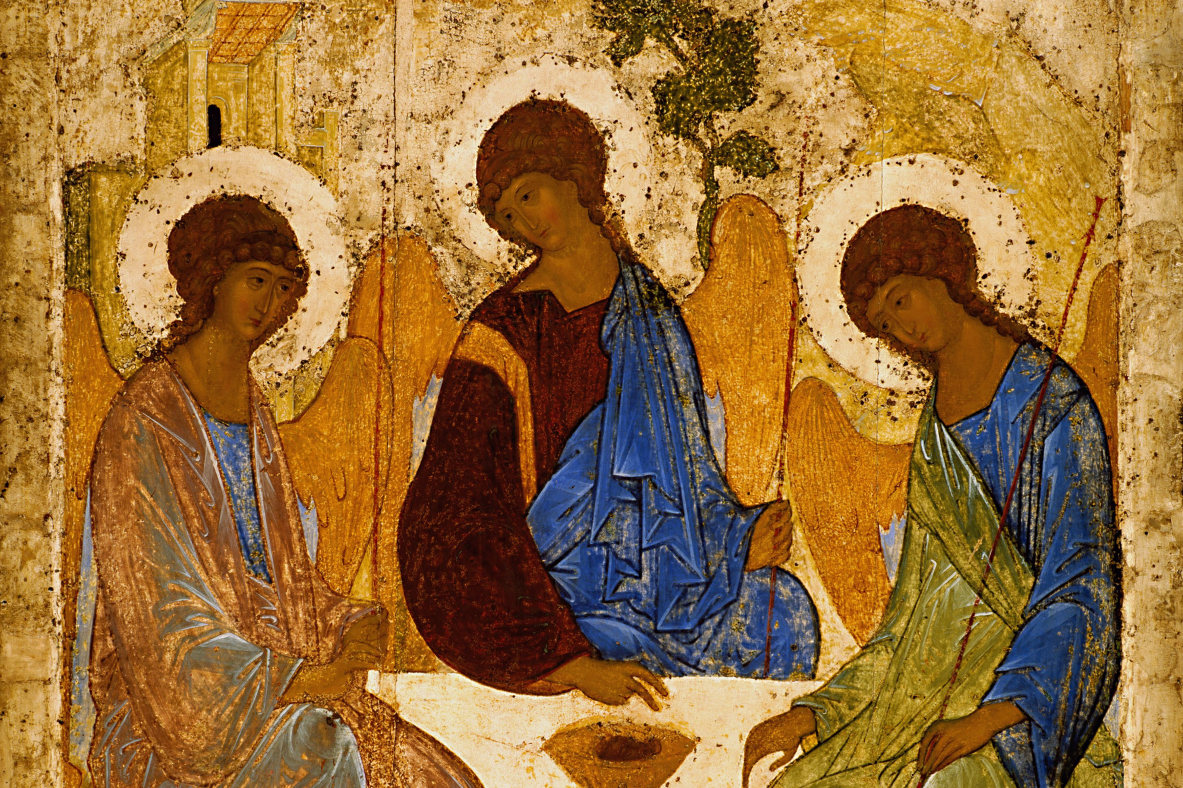 Картина рублева святая троица фото