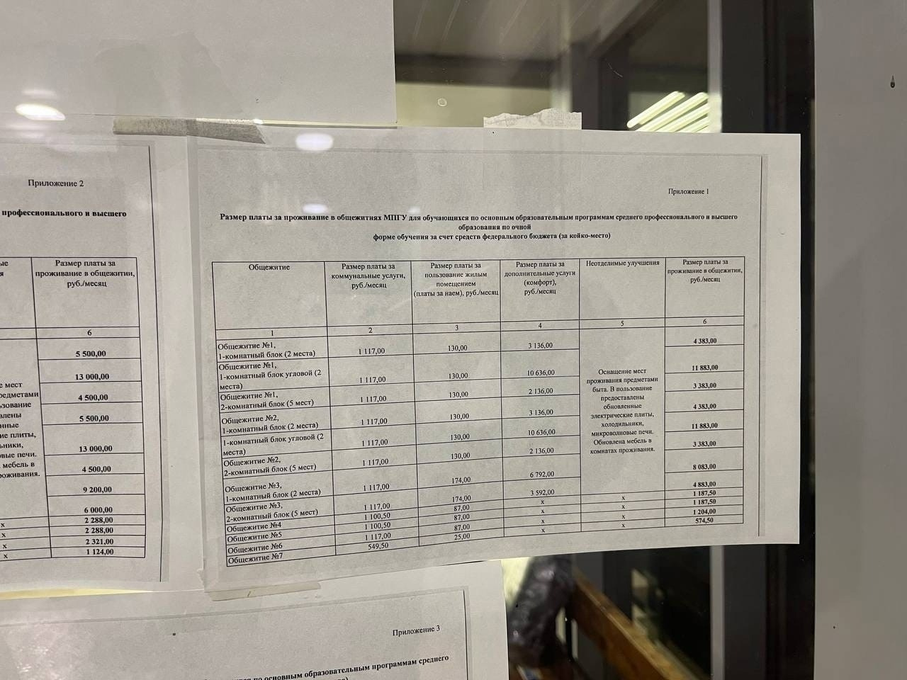 Заселение в общежития 2022