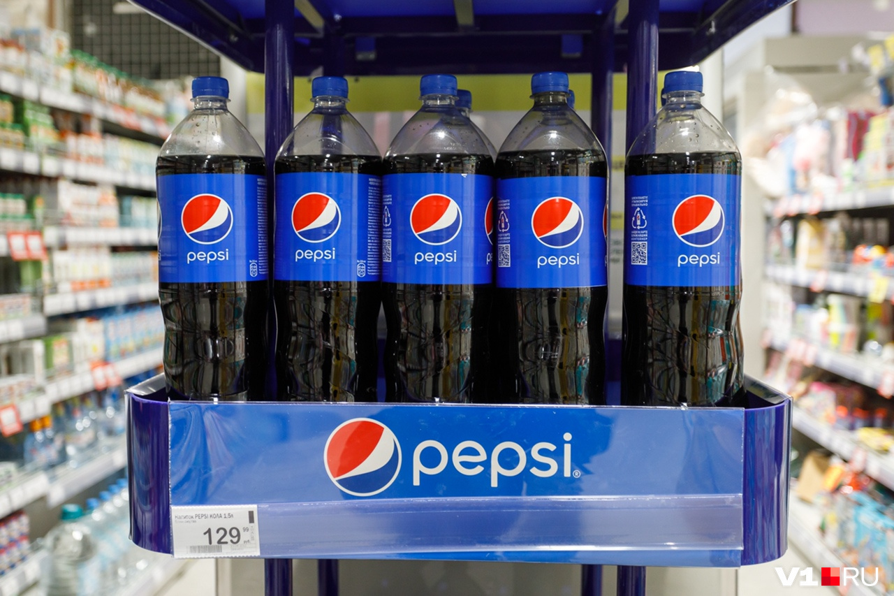 Pepsi тоже встречается только в литровых бутылках