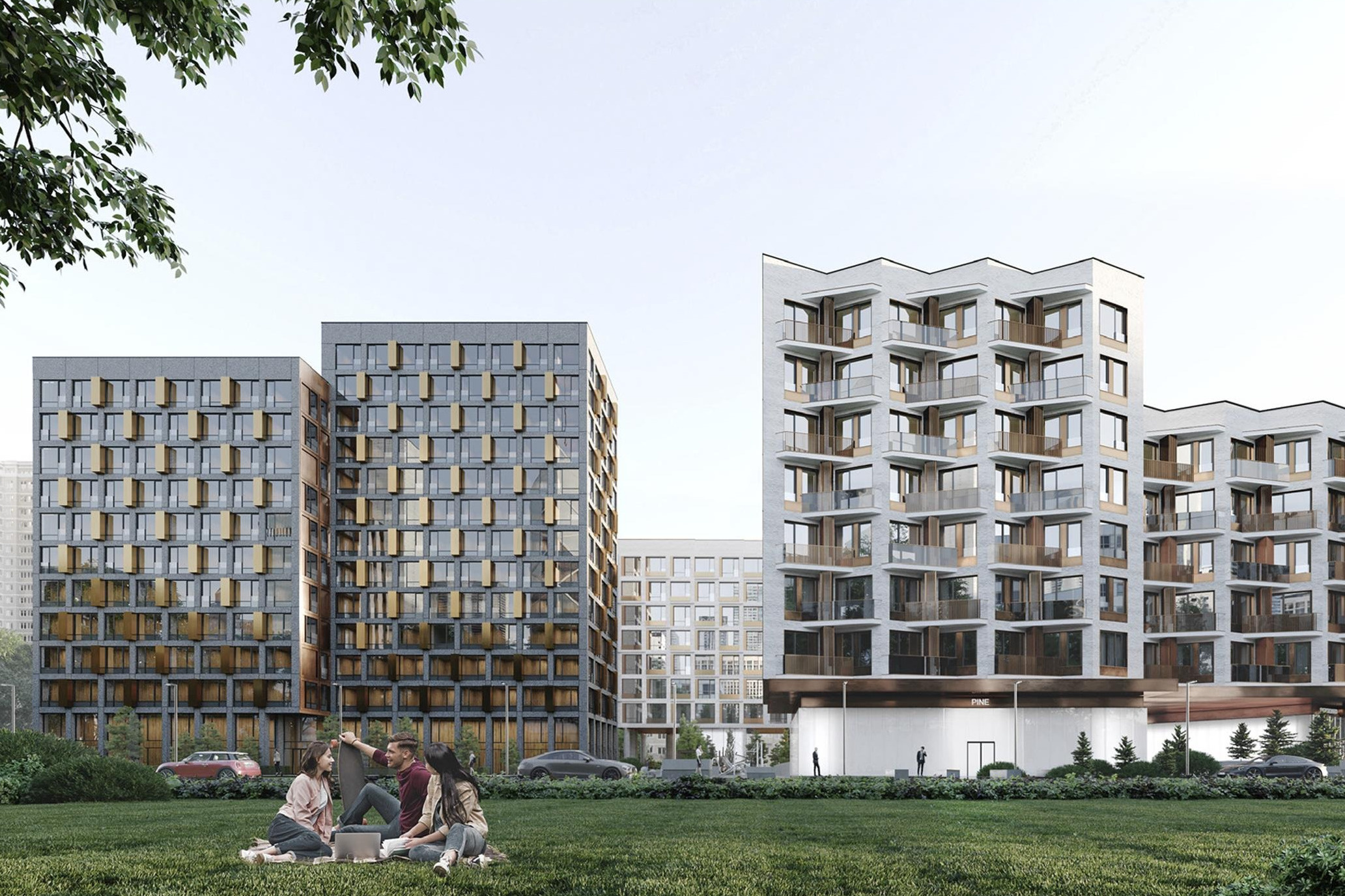 Так будет выглядеть новый жилищный комплекс Champine
