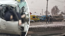 Два человека погибли в ДТП с маршруткой и Toyota Corolla в Новосибирске